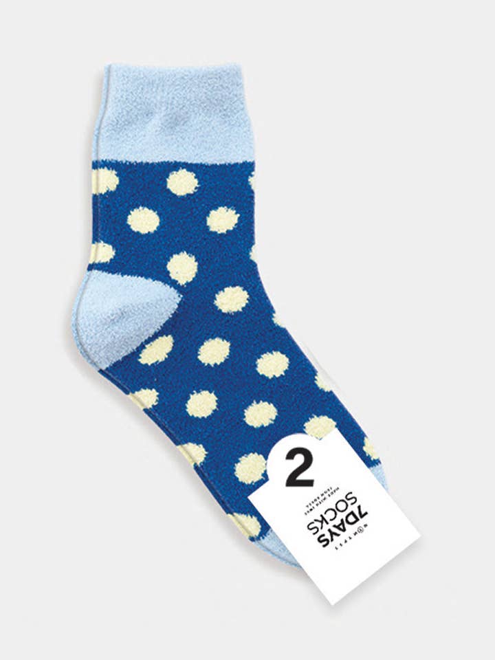 Women's Crew Dot Tactel Socks for wholesale by 7DAYSSOCKS
