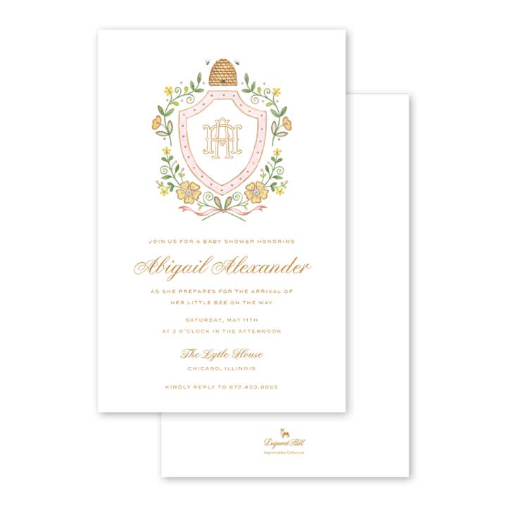 Invitation rose Honey Bee Crest pour la vente par Dogwood Hill
