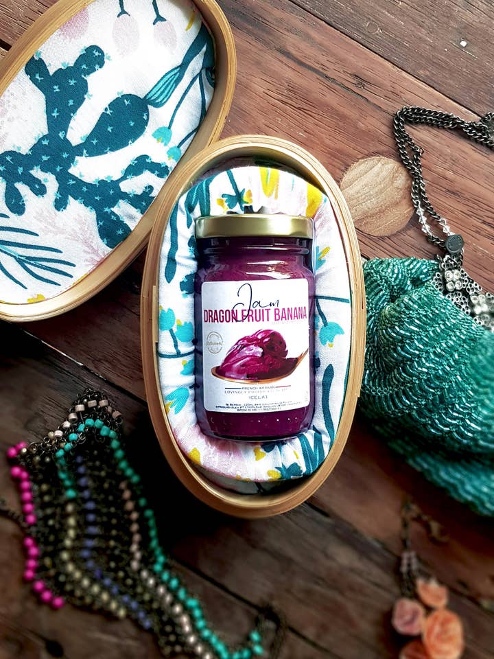 Dragon Fruit Banana Jam, Gourmet Gift Basket for wholesale by Icelab