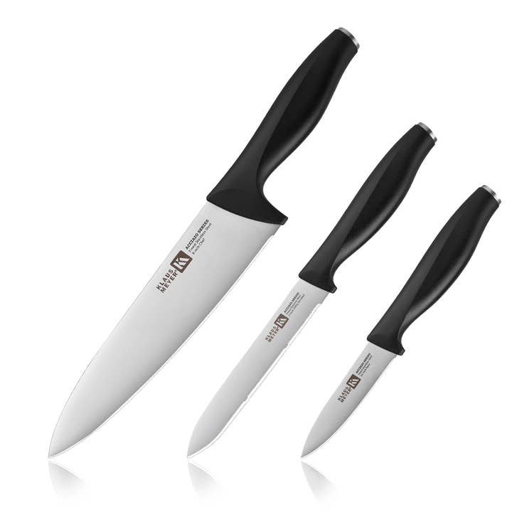Acciaio 3 Piece Knife Set for wholesale by Klaus Meyer