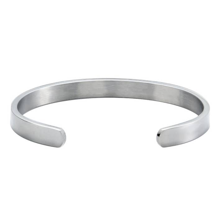 Paros - Silver Classic Cuff Bracelet for wholesale by Stolen Riches