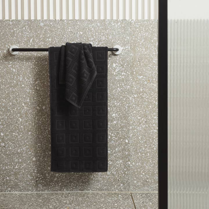 Astoria Towels Black for wholesale on Faire3