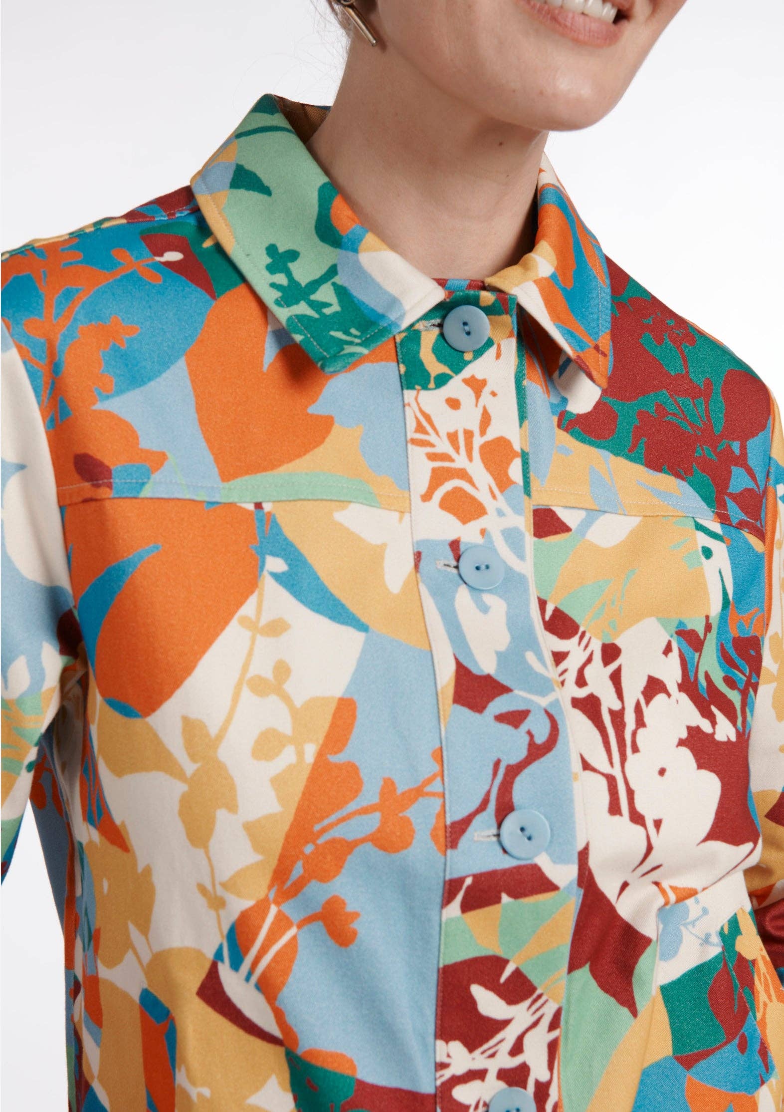 MADE IN SENS - Wholesale Jacket - Women's - VANIER HAWAI ORANGE JACKET2