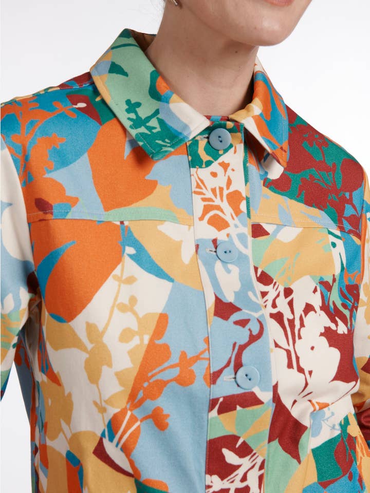 MADE IN SENS - Wholesale Jacket - Women's - VANIER HAWAI ORANGE JACKET2