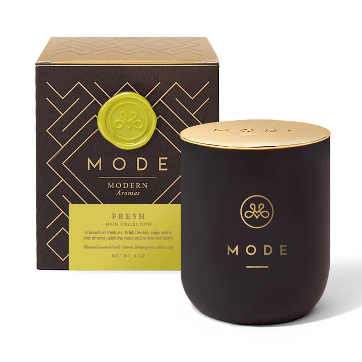 Vela FRESH GOLD de 8 oz para venta al por mayor de MODE modern aromas