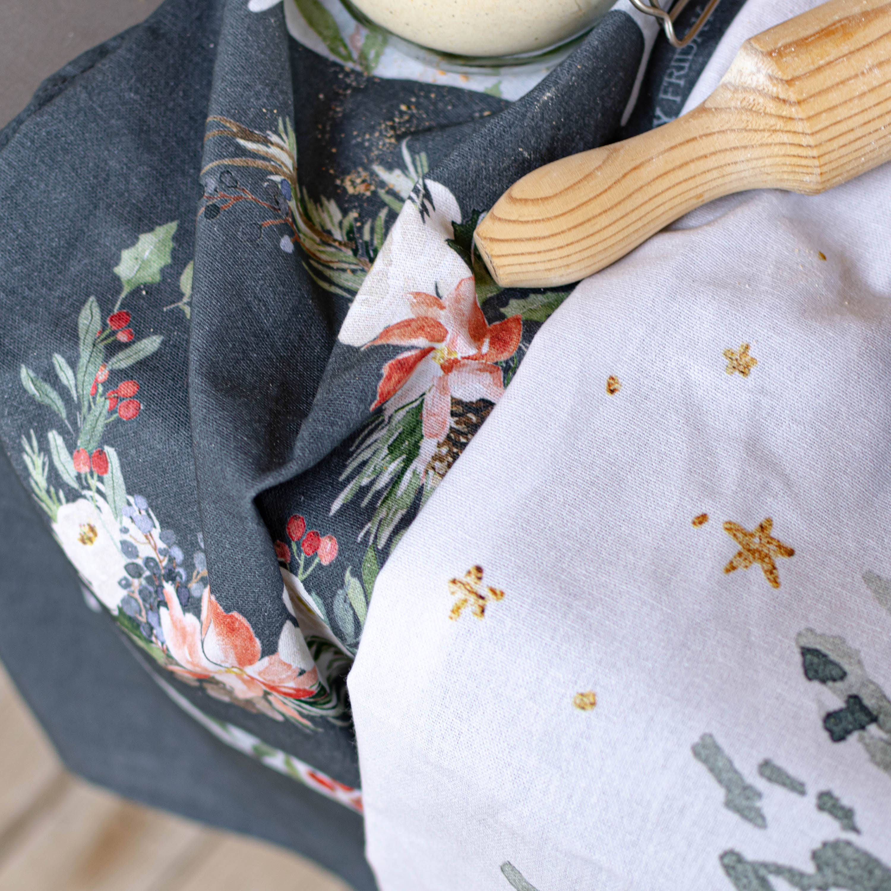 Happyfriday - Wholesale Tea Towel - Joyeux Kitchen Towel 2 pcs 70x50 cm3