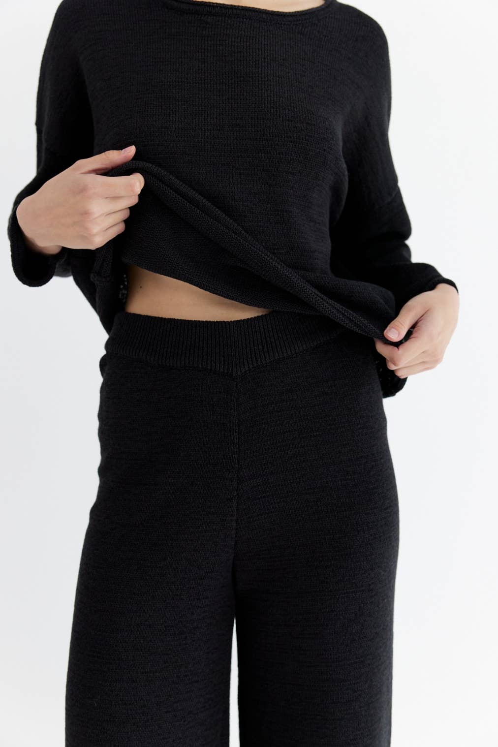 MOD REF - Wholesale Pants - Women's - The Zoe Pants | Knit Culotte Pants3