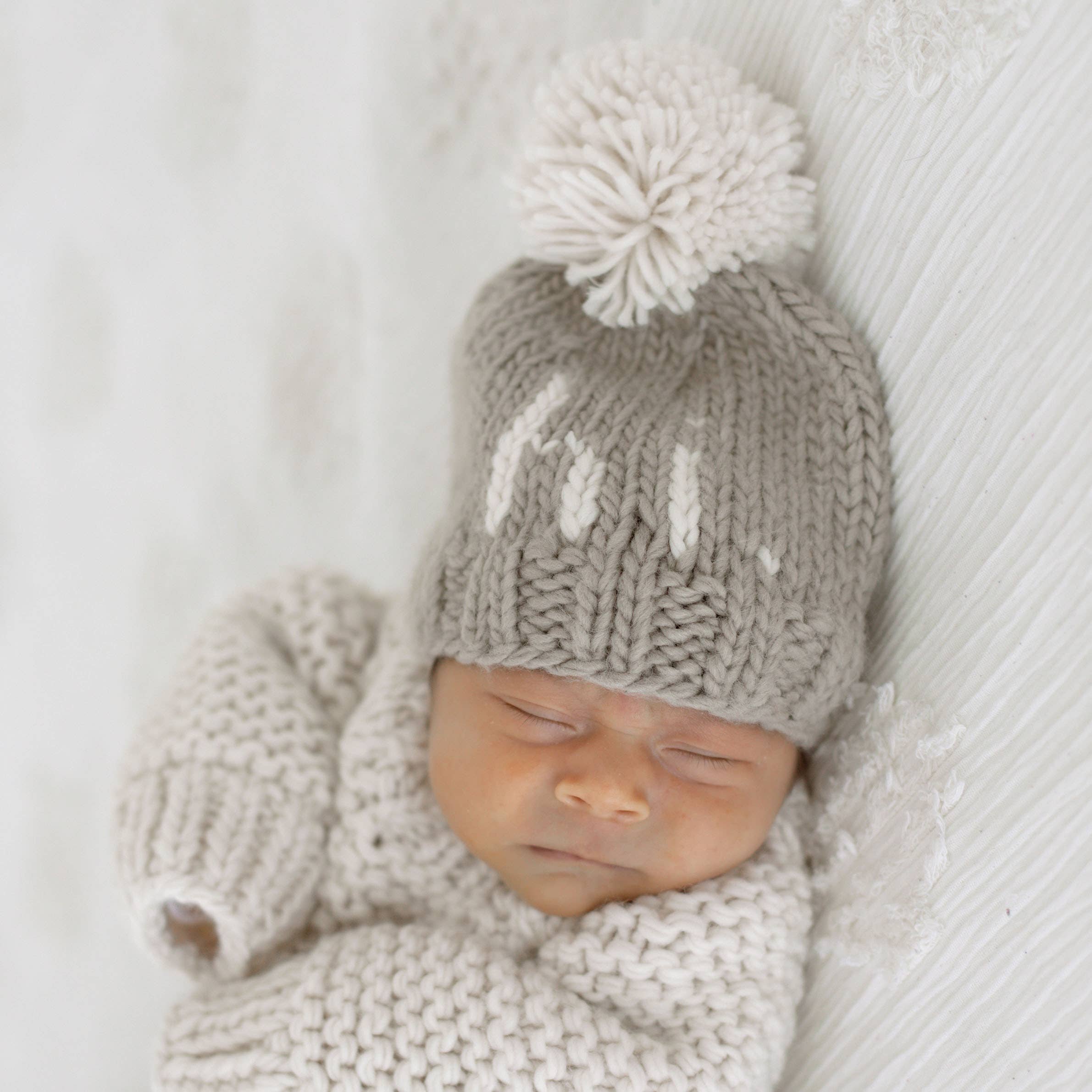 Huggalugs - Wholesale Beanie - Kids - hi. Pebble Brown Hand Knit Beanie Hat Baby & Kids4