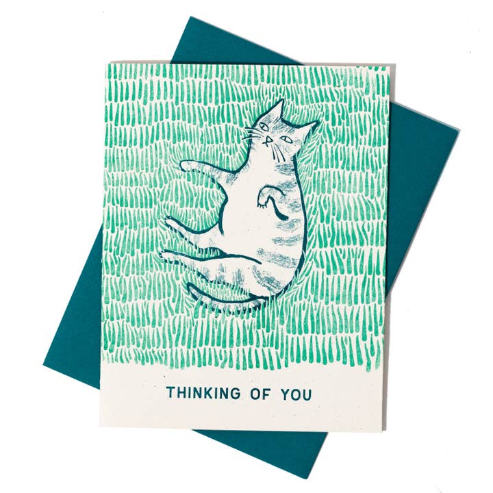 Bromstad Printing Co. - Wholesale Thinking of You Card - Thinking of You - Risograph Card