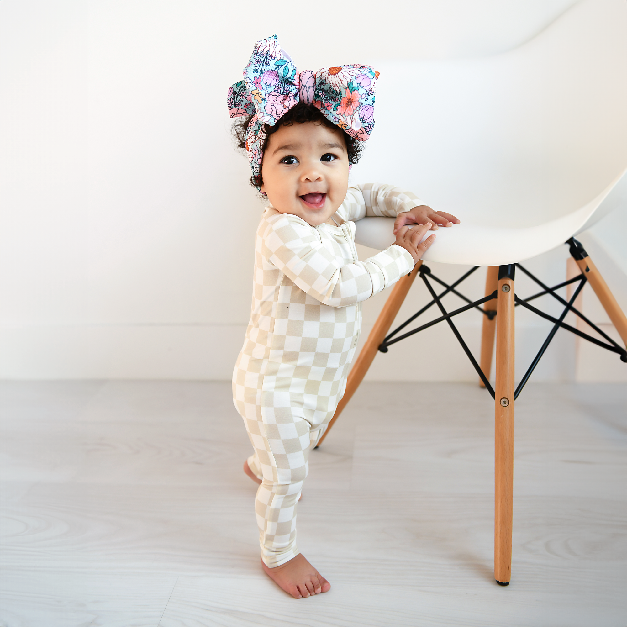 Gigi and Max - Wholesale Sleepsuit - Baby - Oakley Zip Bamboo Baby Pajama Sleepies Little Baby 4