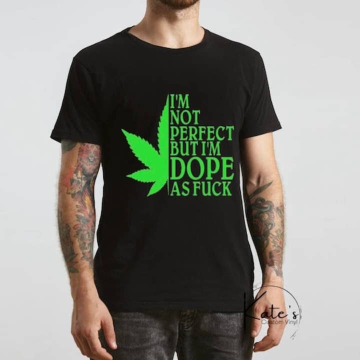 Camiseta Dopest AF, Roupa Unissexo, Presentes para Fumadores, por atacado de EA DESIGNS