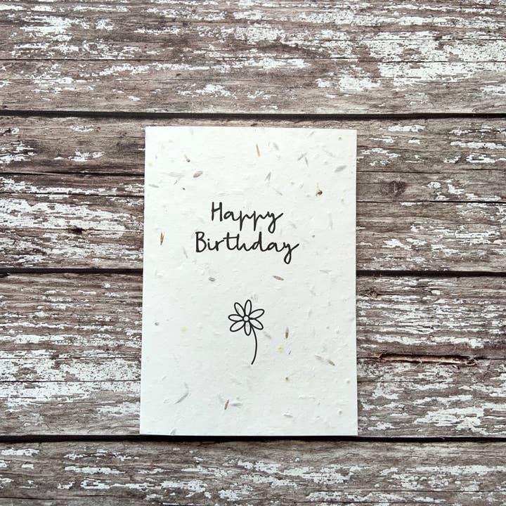 Audrey & Coco – wholesale Birthday card – Happy birthday plantable seed card4