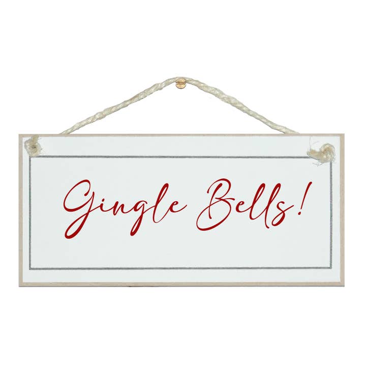 ¡Gingle Bells! Cartel de Navidad para venta al por mayor de Crafty Clara