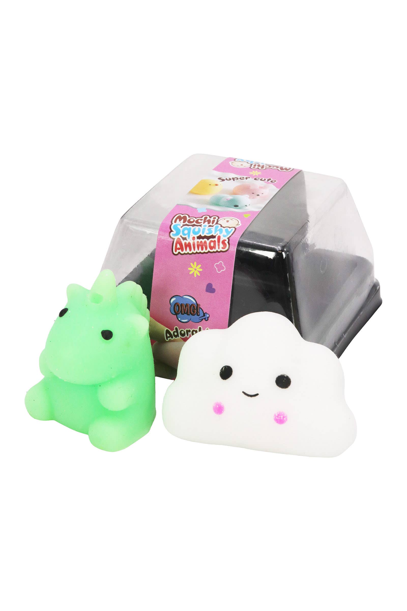 ASSORTEREDE Animal Pals blød mini mochi squishy - sæt med 2 stk. for engroshandel på Faire8