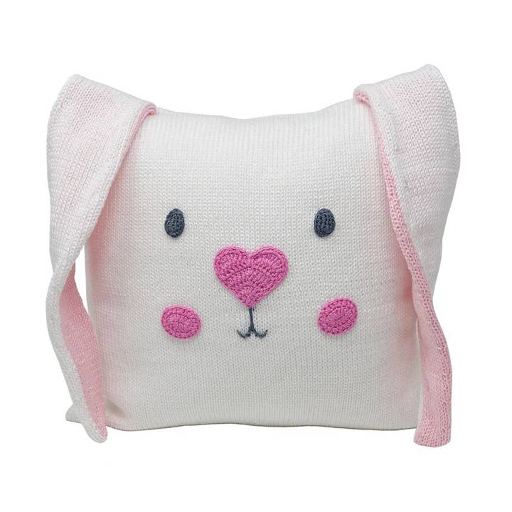 Bunny Face 10 "Pillow for wholesale by Melange Collection