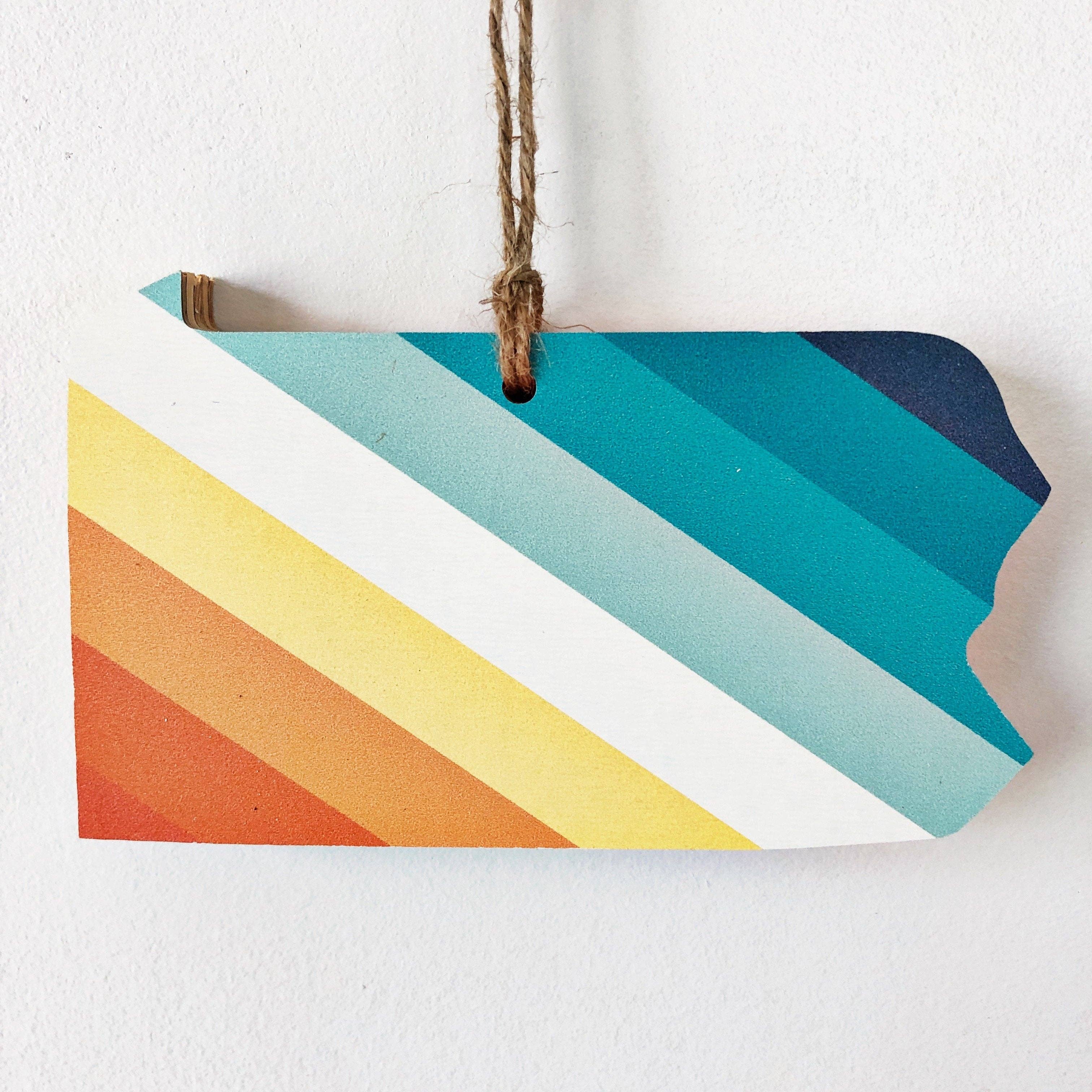 Hemlock & Heather - Wholesale Ornament - '76 Stripes State Ornaments42