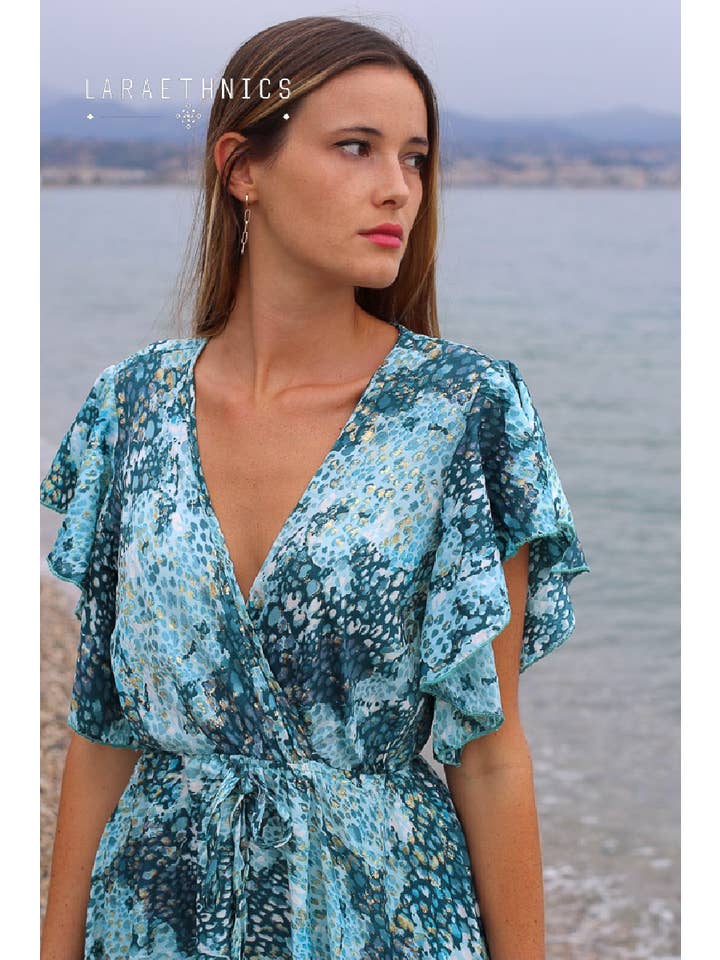 LARA ETHNICS - Wholesale Dress - Women's - LONG DRESS - CHLOE18