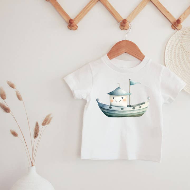 ChubbyBubbyBear - Wholesale T-Shirt - Kids - Happy Tugboat Tee1