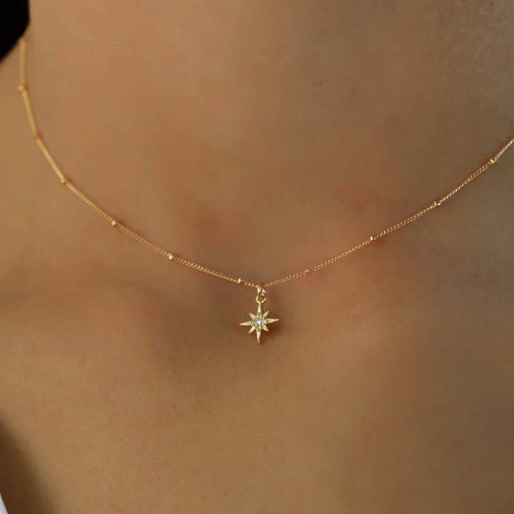 Katie Waltman Jewelry - Wholesale Pendant/Charm Necklace - STARBURST CHOKER