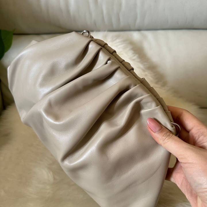 Zhade - Vente Pochette – femme - Grande pochette en cuir nappa véritable21