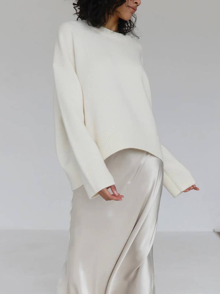 VividLux – wholesale Knitted jumper – Women′s – Candyfloss Oversized Pullover Sweater7