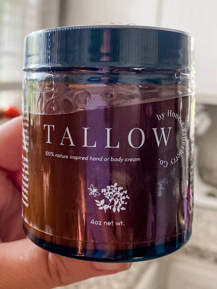 Premium Tallow Body Butter for wholesale by Honest Elderberry Co