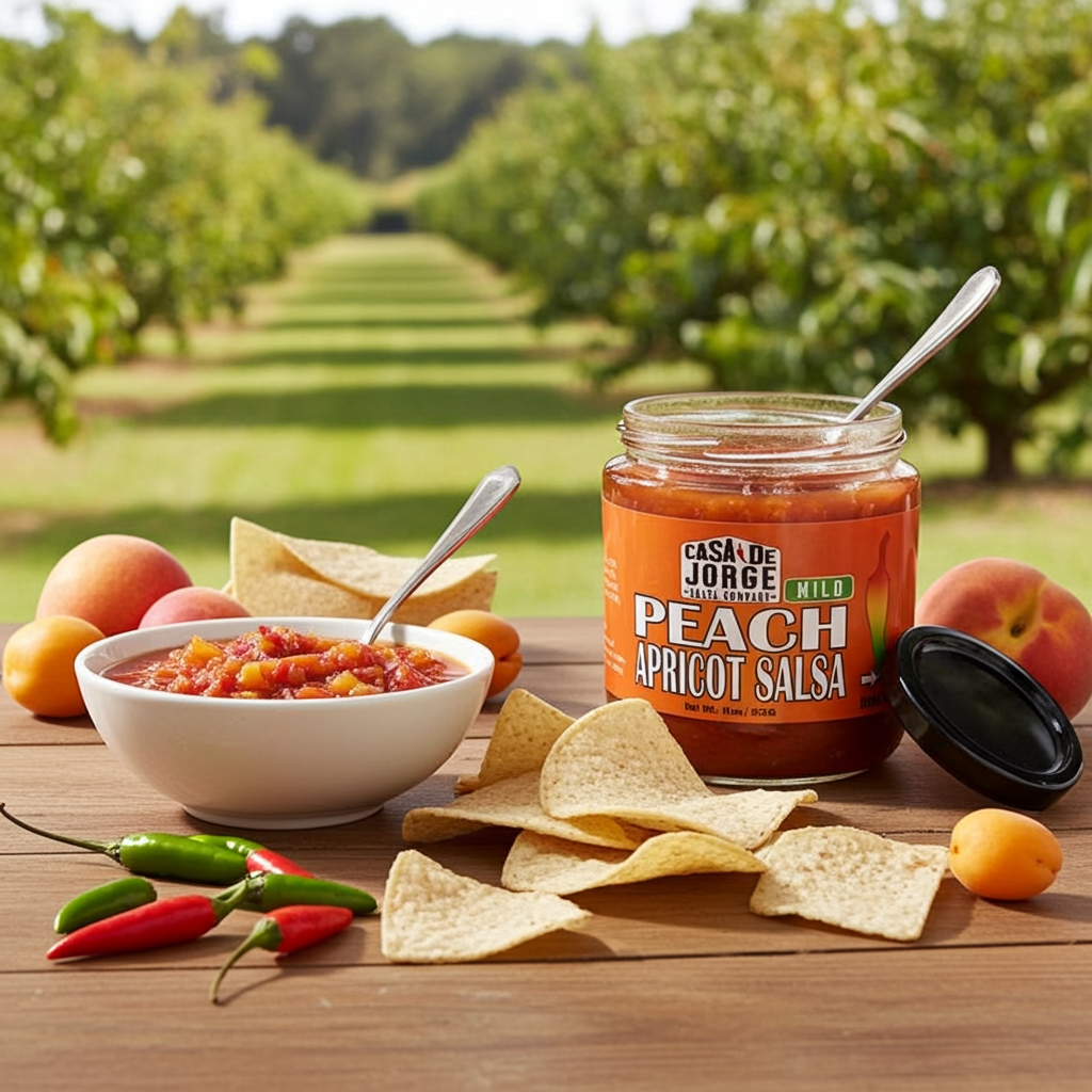 Casa De Jorge Salsa - Wholesale Salsa - Peach Apricot Salsa2