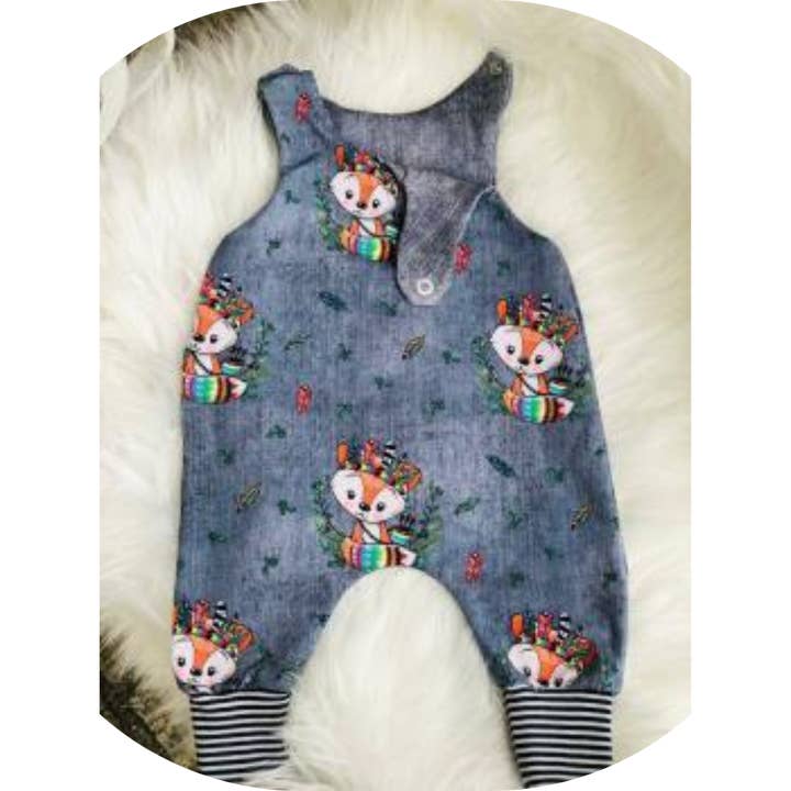 Tutina LOOK JEANS FOX BLACK GREY per la vendita all'ingrosso da parte di Land-Juwelen