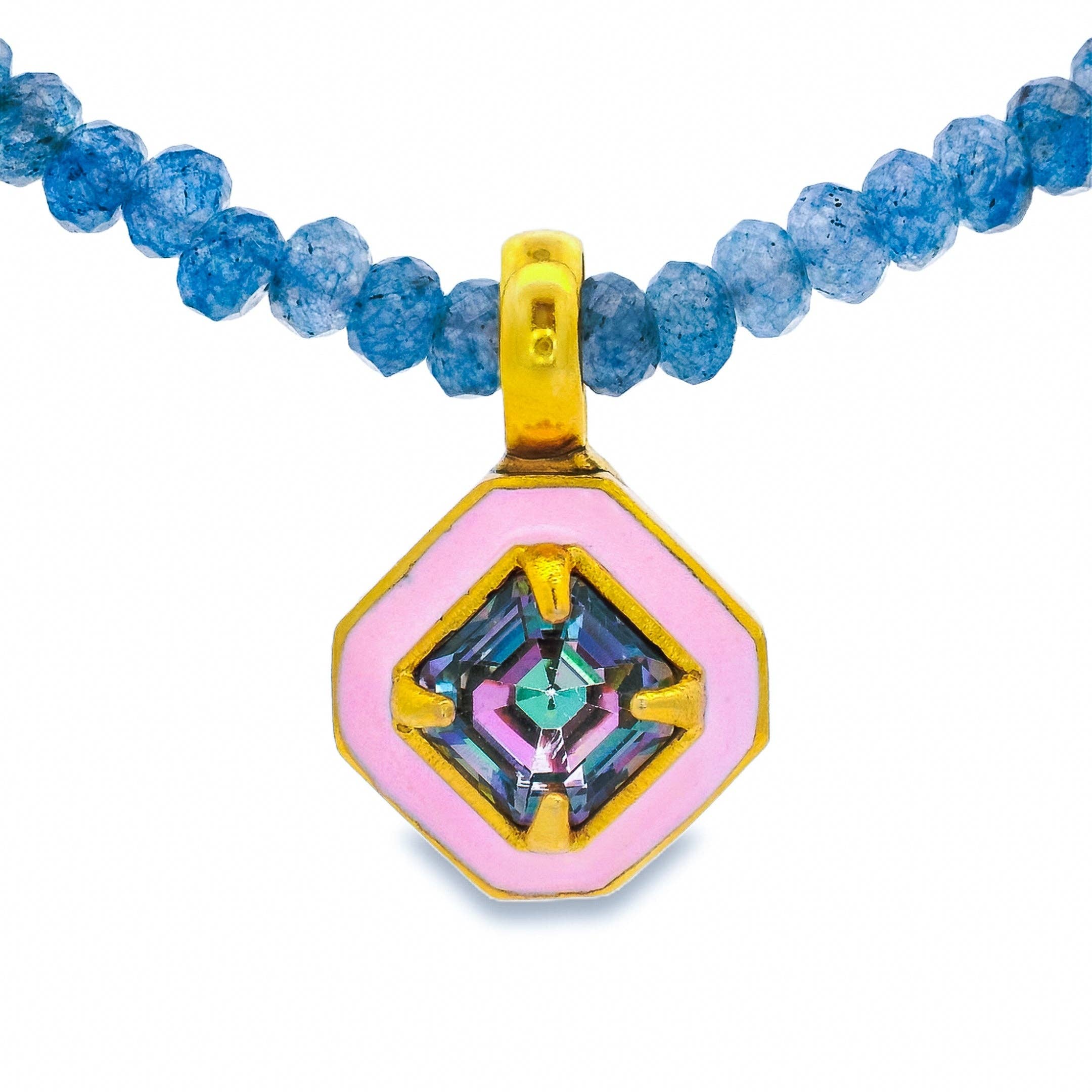 TOVA - Wholesale Pendant/Charm Necklace - Dakota Necklace in Light Pink0