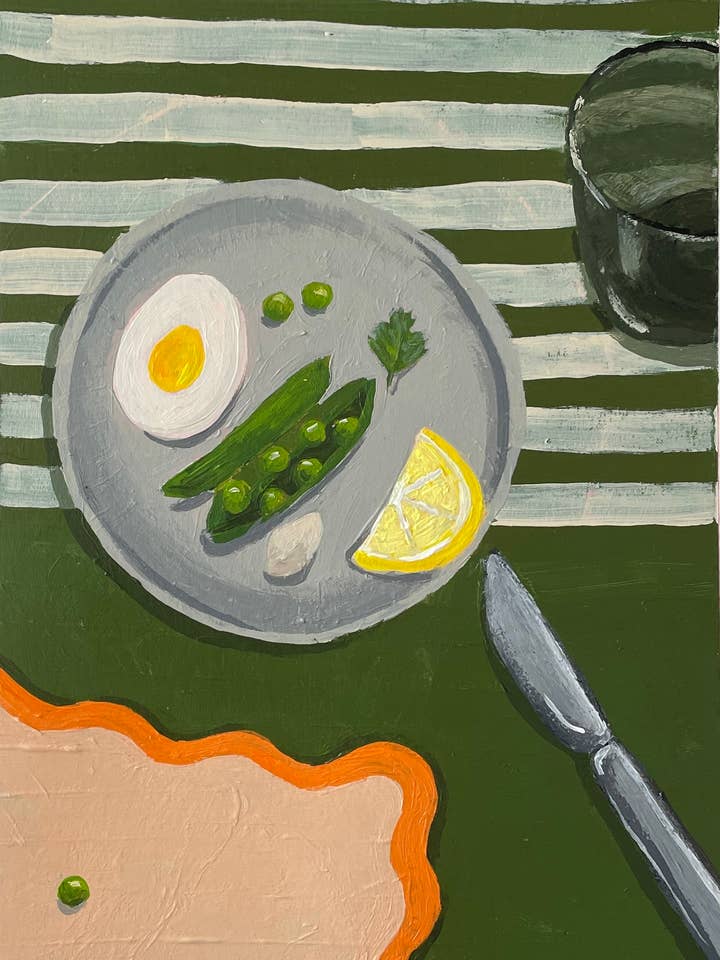 Spring Table Setting (Print) for wholesale by okay leni