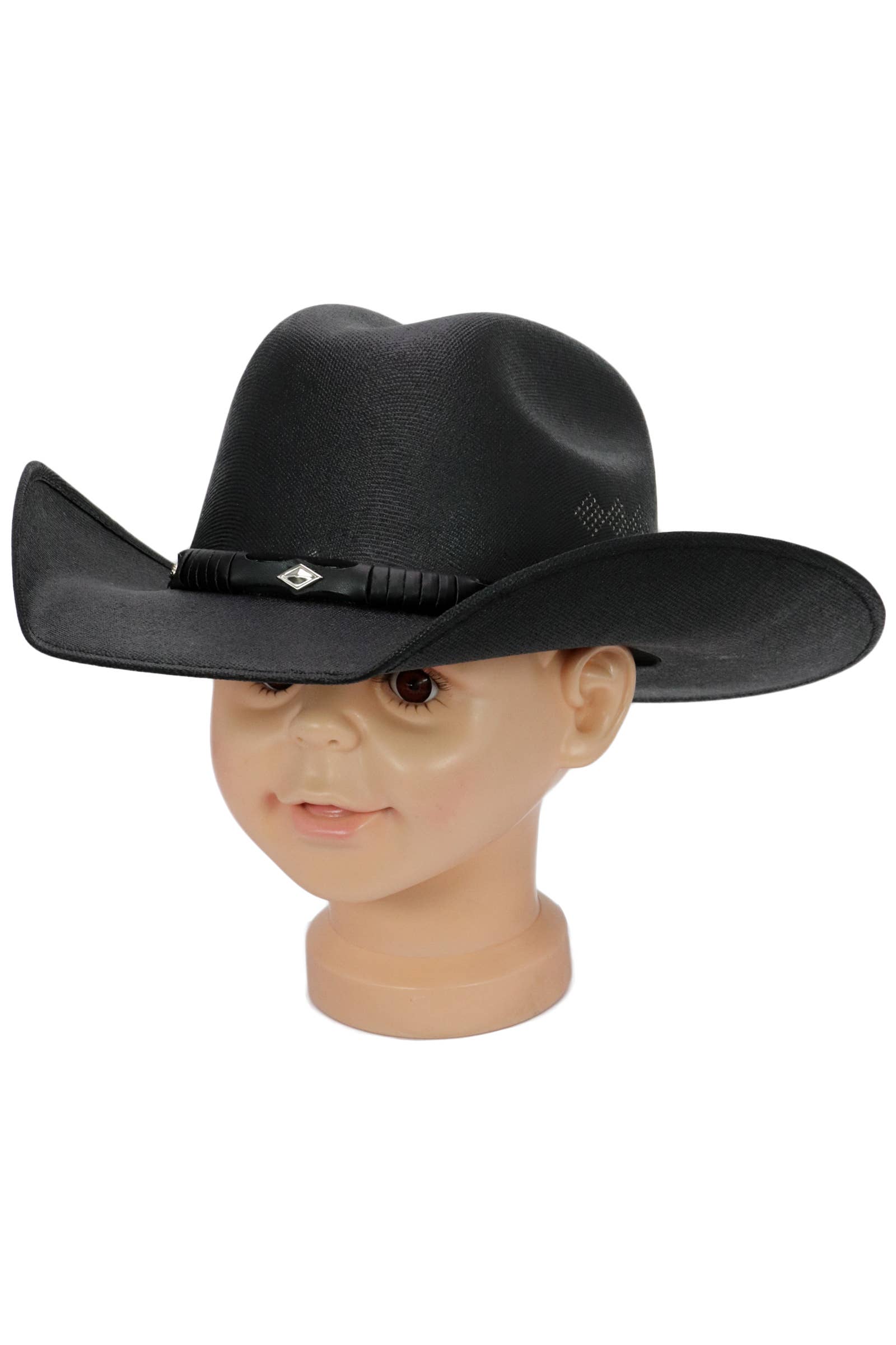 Cap Zone – wholesale Cowboy hat – kids – Kids Closed Cutter Crown Elite Painted Cowboy Hat3