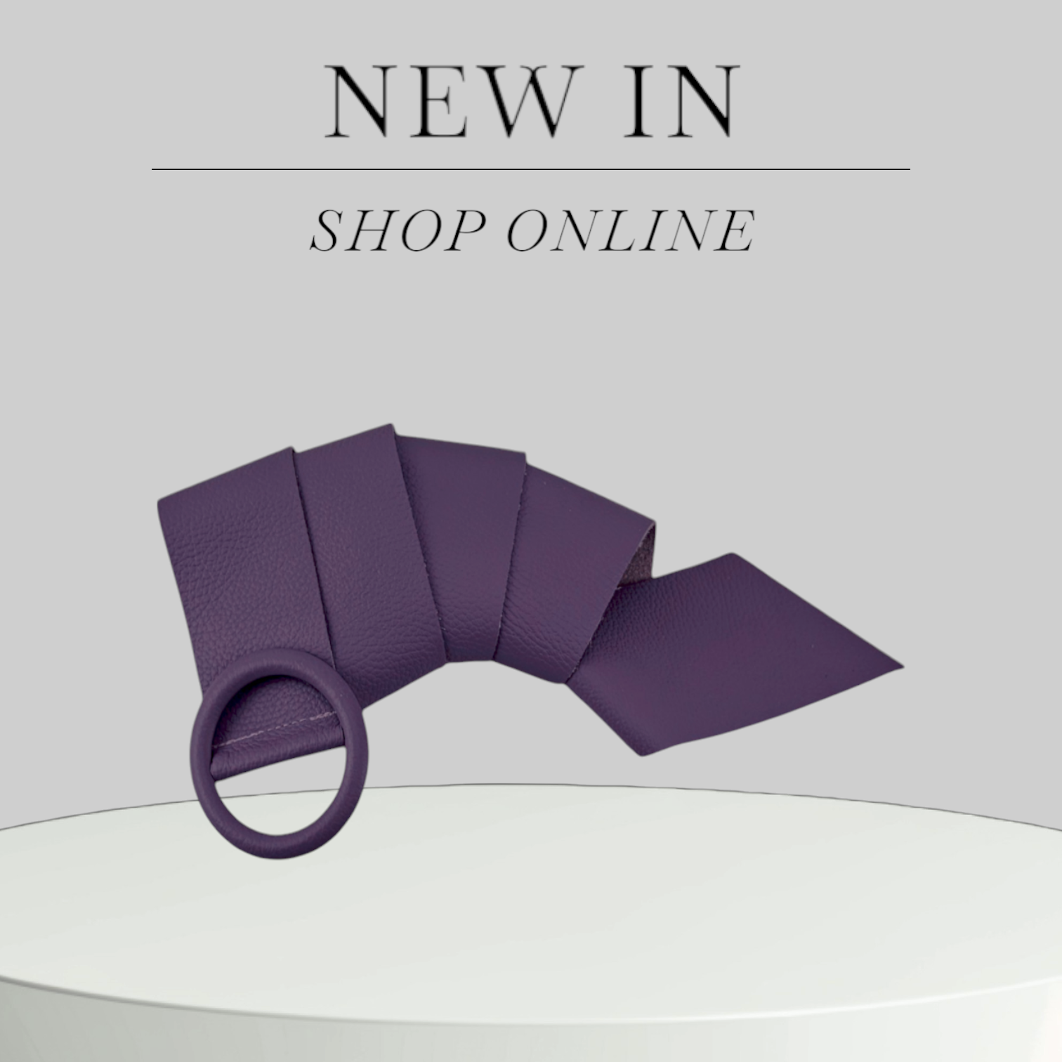 ITALIAN'S LEATHER – wholesale Belt – Women's – Claudia Cowhide Belt 22021836