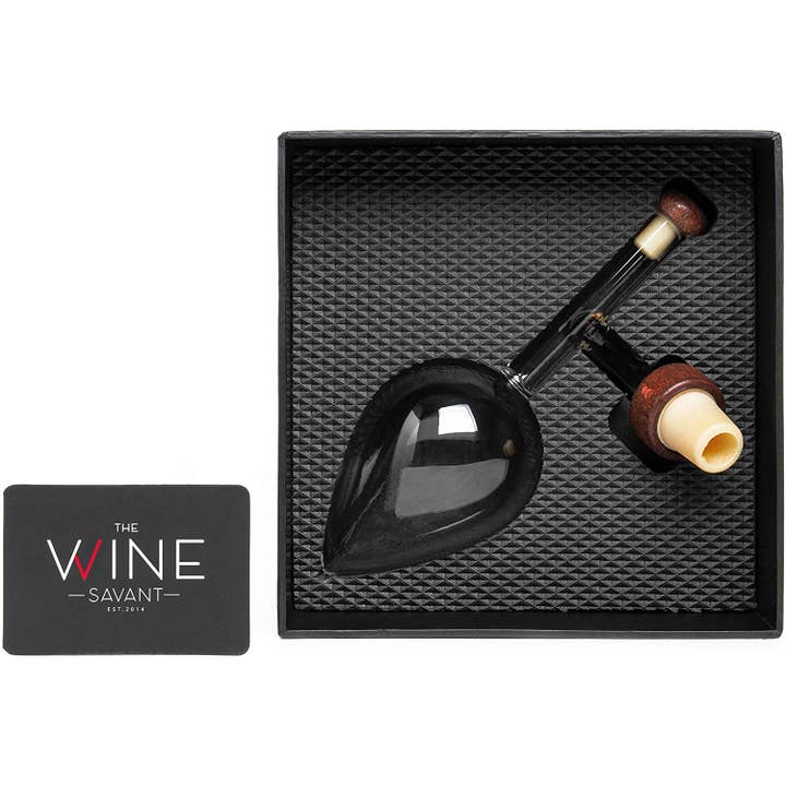 The Wine Savant / Khen Glassware – wholesale Wine aerator – Italian Wine Aerator And Decanter - Oenophile Gift, Gift Box2