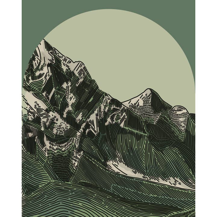 Green Arch - Impression d'archives pour la vente par Lily McAlpin