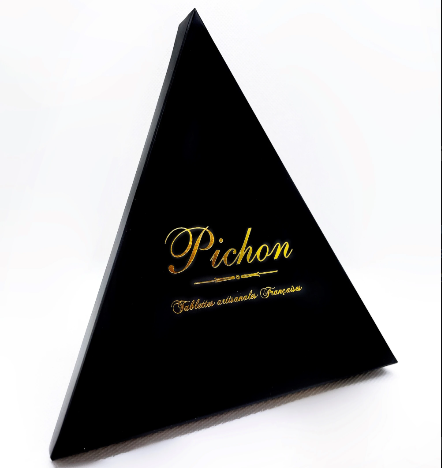 Chocolats PICHON - Wholesale Chocolate Bar - Dark Chocolate Triangle (black packaging)1