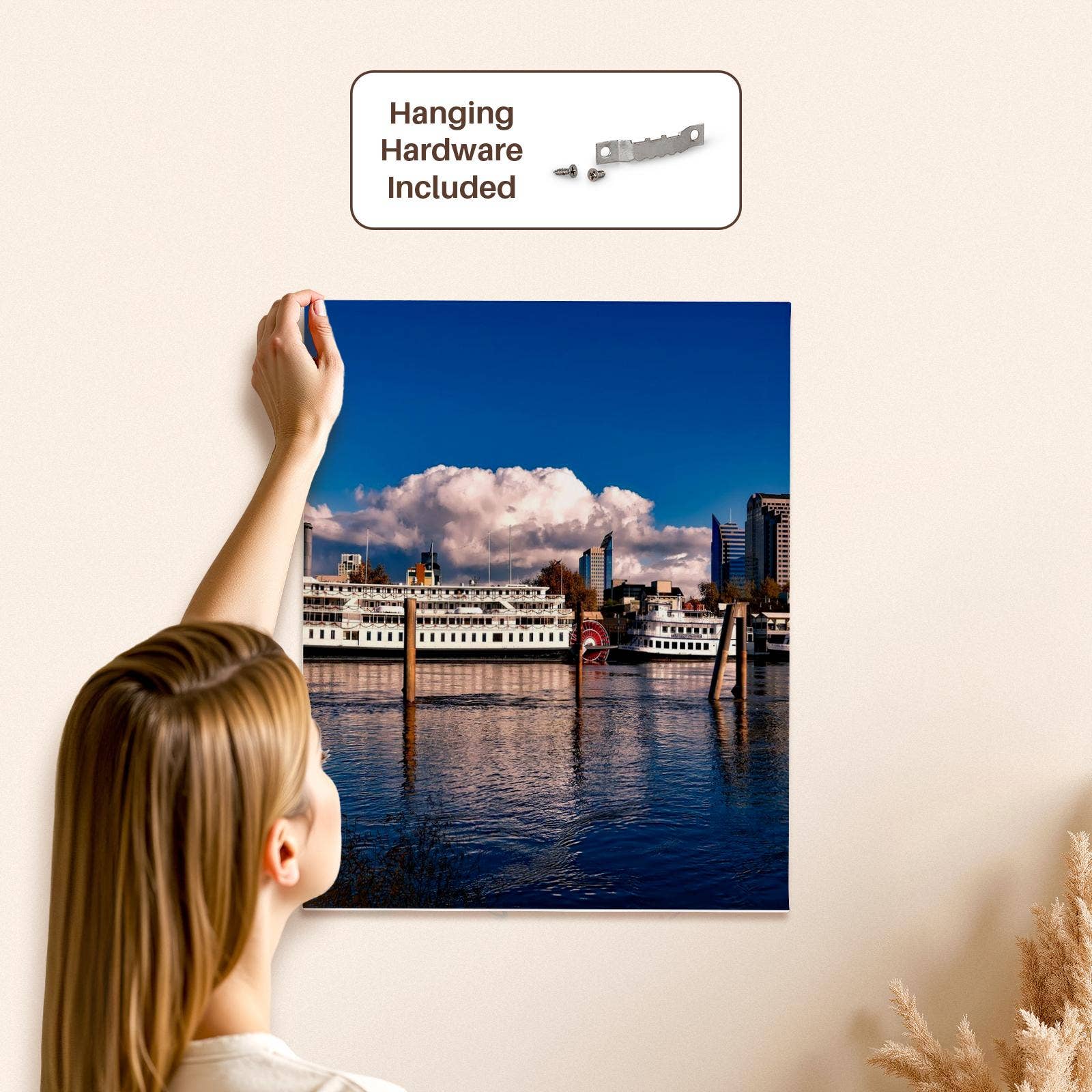 3dRose - Vente Affiche d'art - 3dRose, Ville de Sacramento, Californie, Toile de qualité musée4