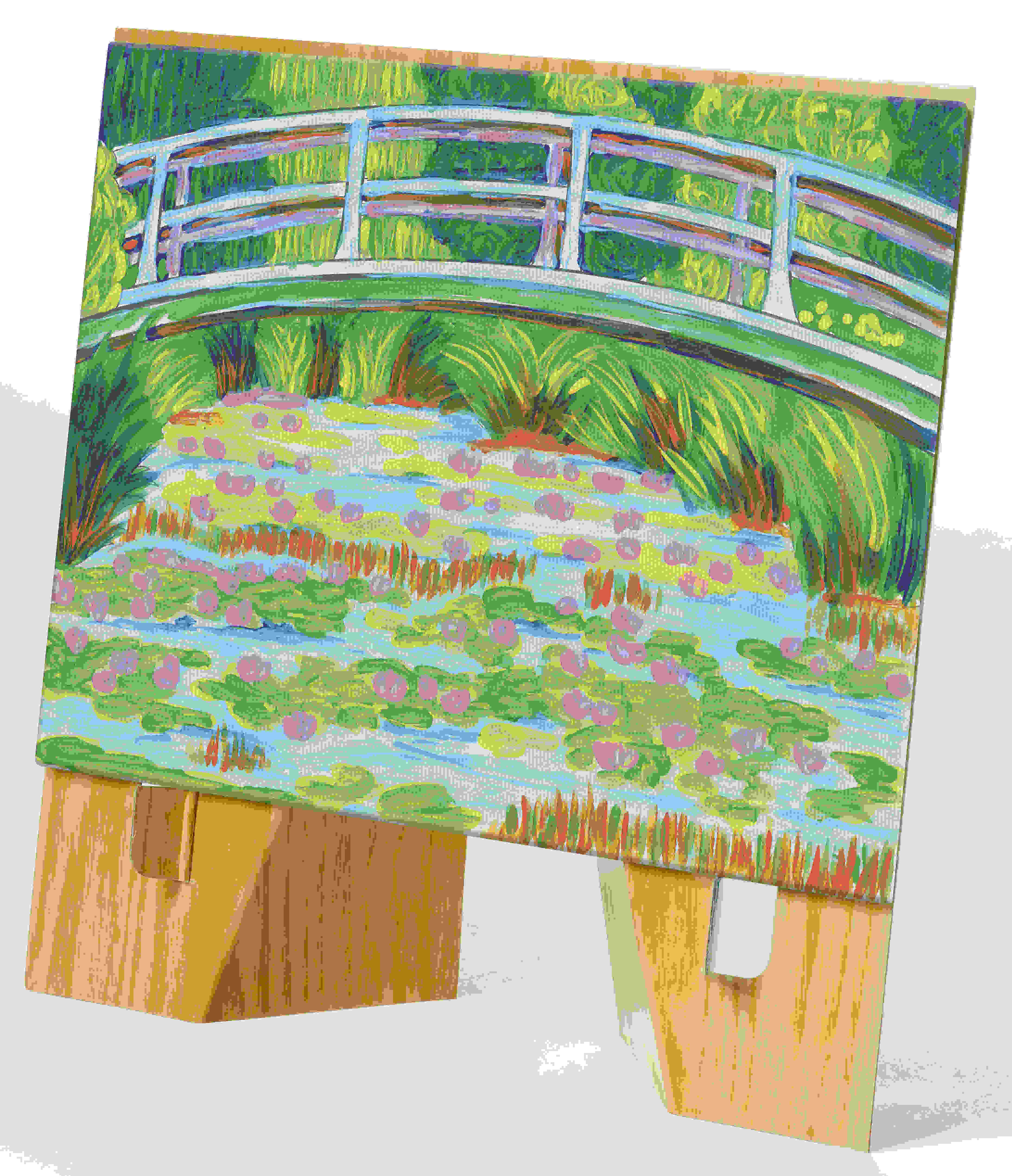 Faber-Castell / Creativity for Kids - Wholesale DIY Craft Kit - Kids - Paint by Number Museum Series - The Japanese Footbridge7