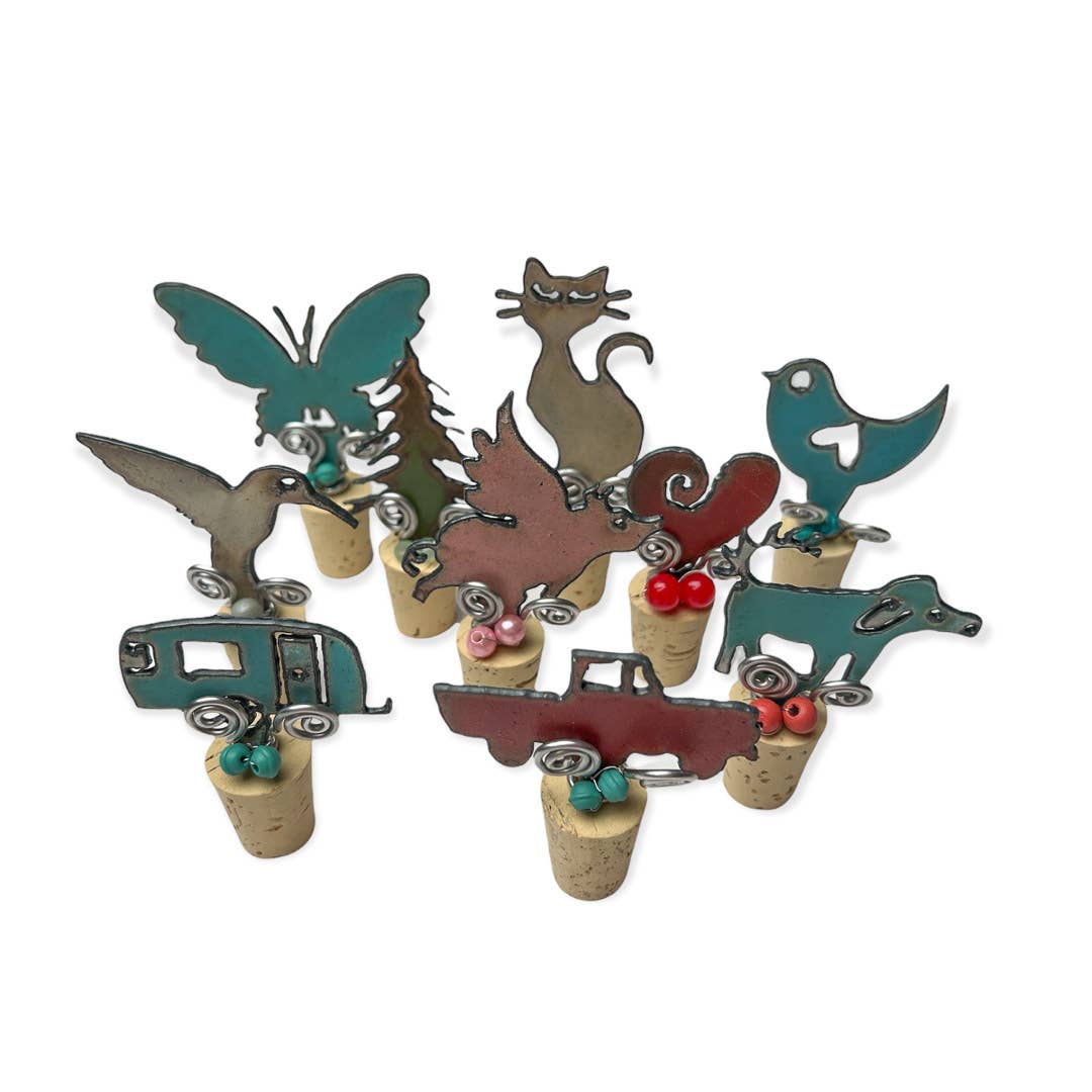 Iron Jewel - Wholesale Wine Stopper - Wine topper wine cork wine stopper dog cat kitchen bar ware5