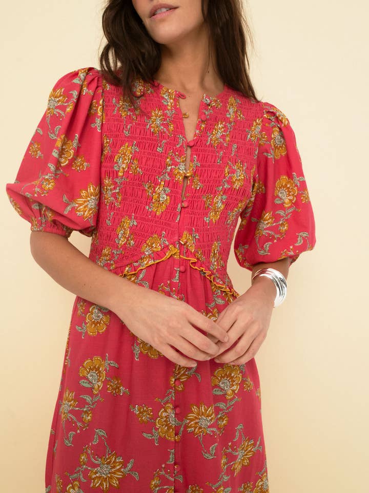 Sonmer Shop USA - Wholesale Dress - Women's - Magnolia dress coral