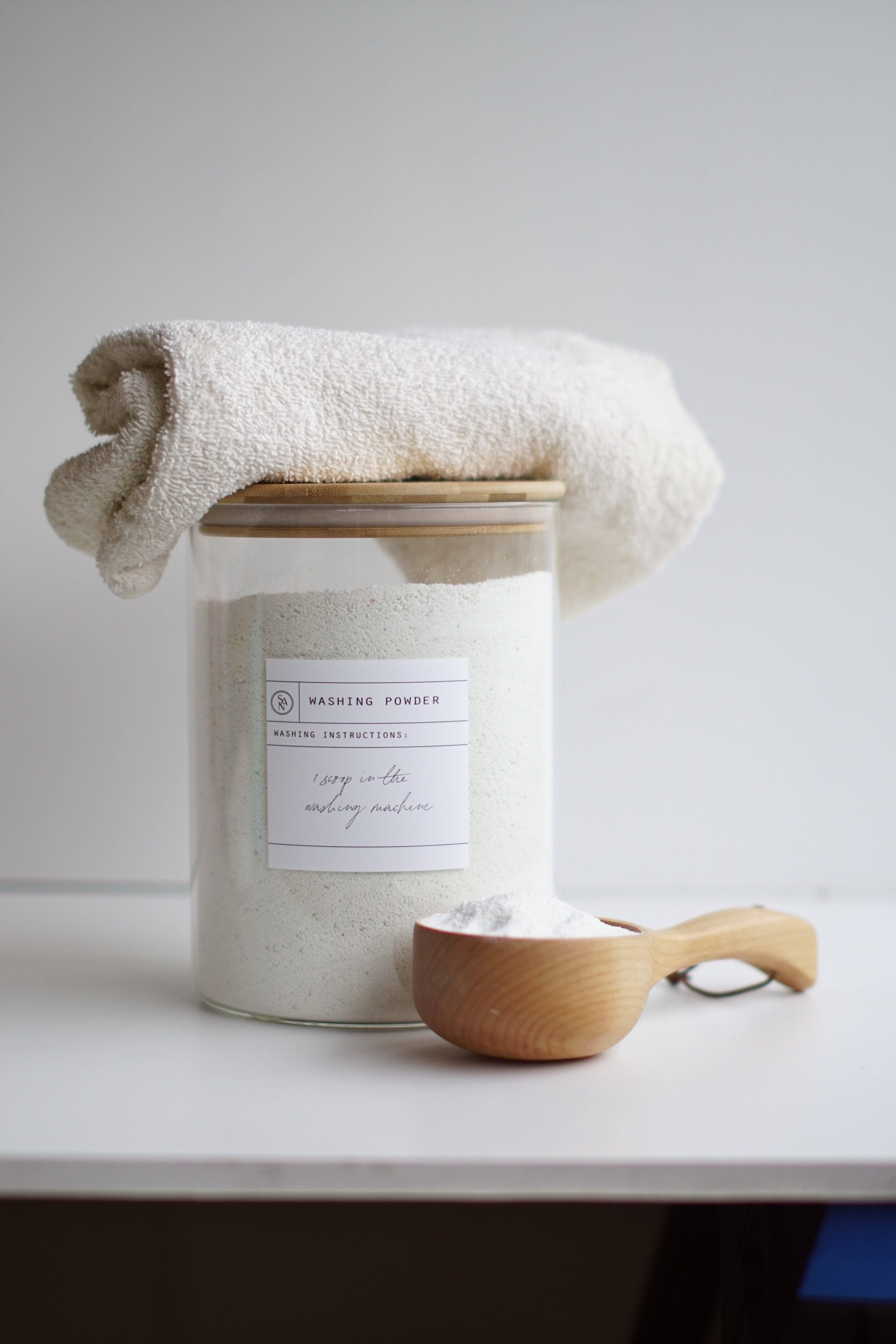 So At Nature – wholesale Laundry detergent powder/pods – Wooden Laundry Powder Scoop2