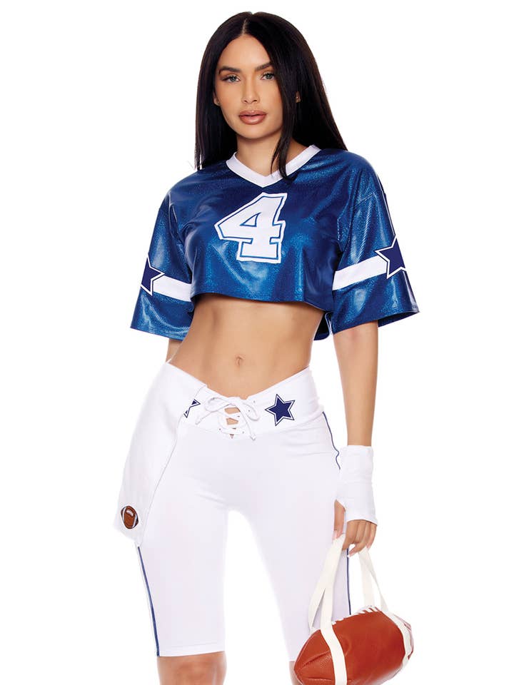 Multicolor Star MVP Sexy Football Player Costume for wholesale on Faire
