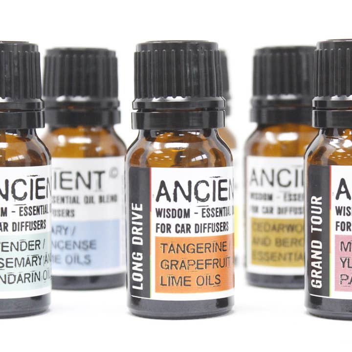 AWGifts Europe - Wholesale Car Freshener - Unisex - 10ml Aromatherapy Car Blend - Focus & Drive1
