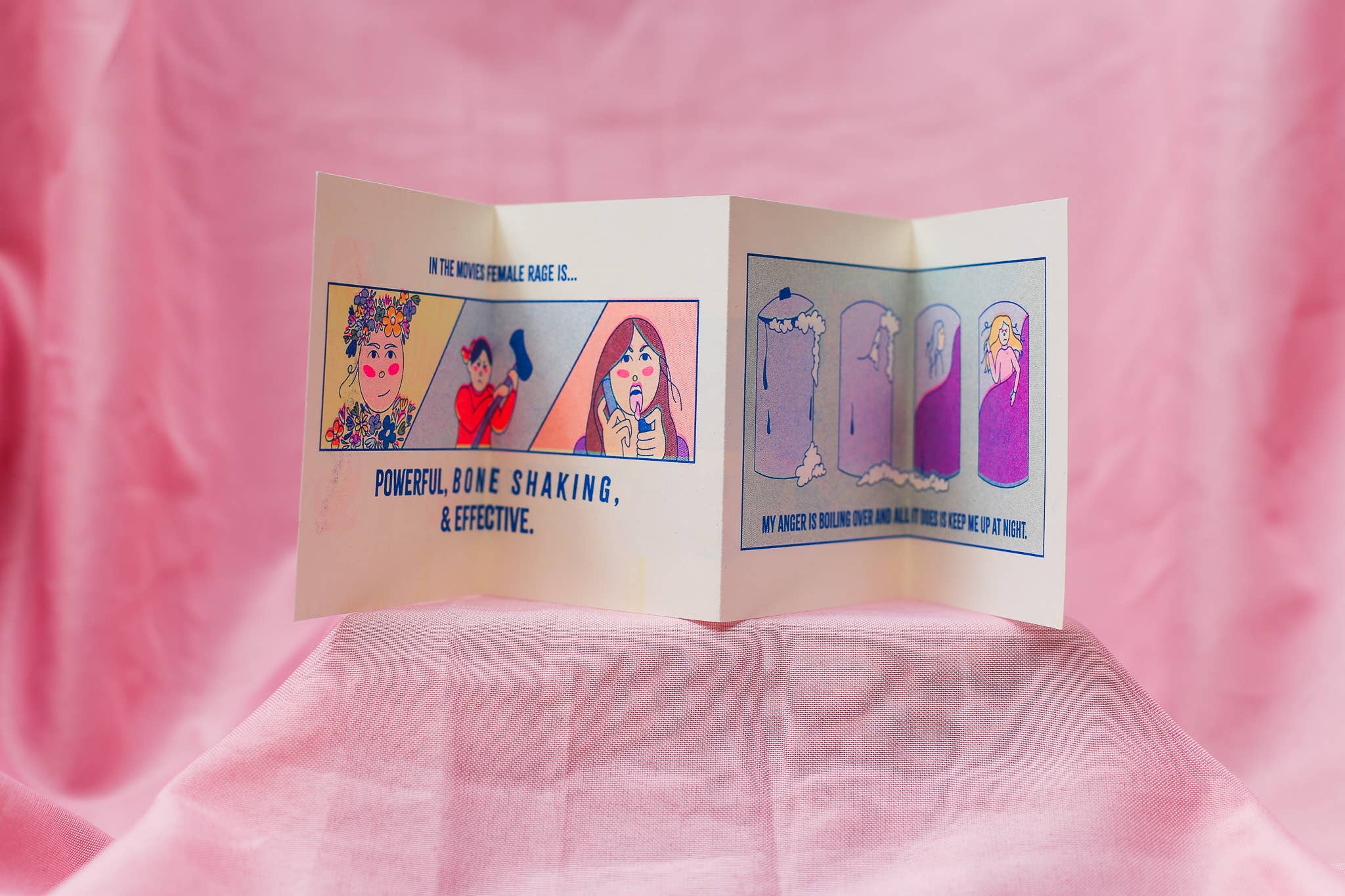 By Danielle Witten - Wholesale Comic Book - Female Rage Risograph Comic Zine2