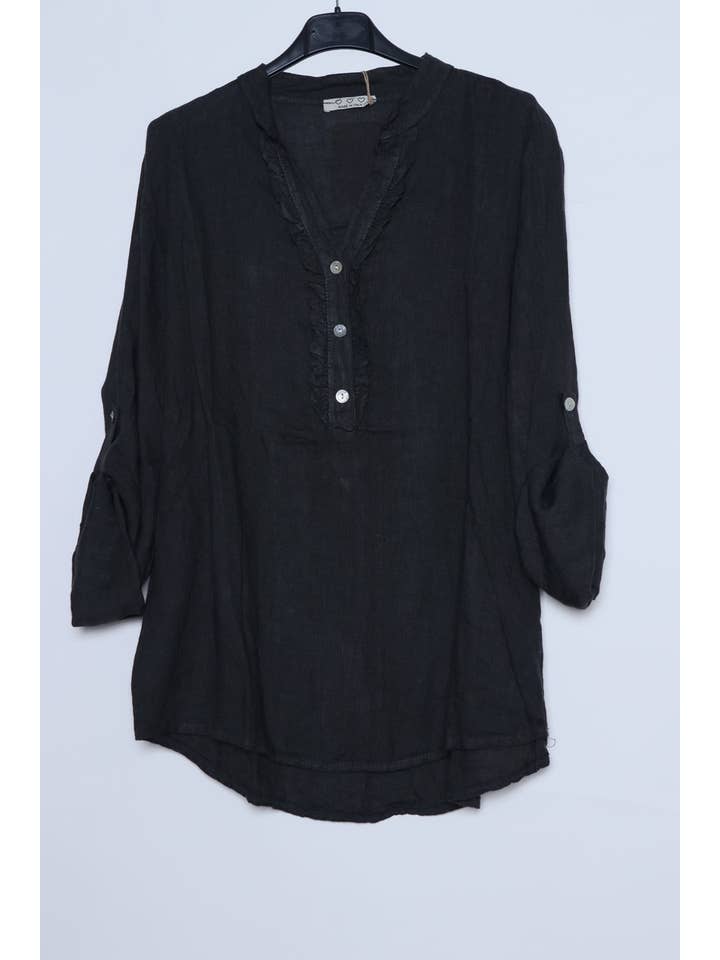 LÉA & LUC – wholesale Blouse – Women’s – 100% Linen Blouse REF. 6649