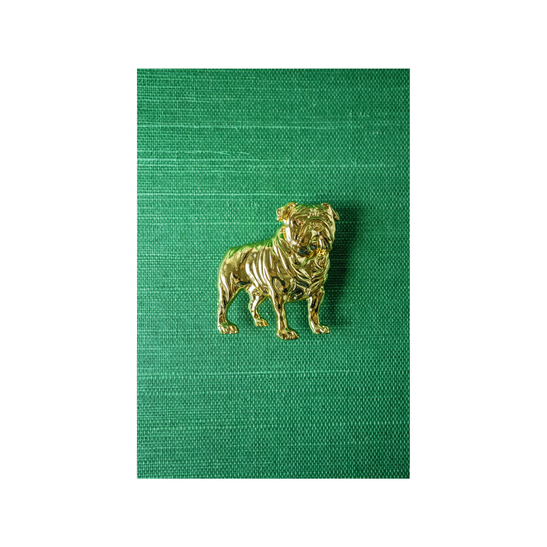 Garland Bags - Wholesale Belt Buckle - Women's - Bulldog Interchangeable Artisan Belt Buckle w/ Gold Finish1