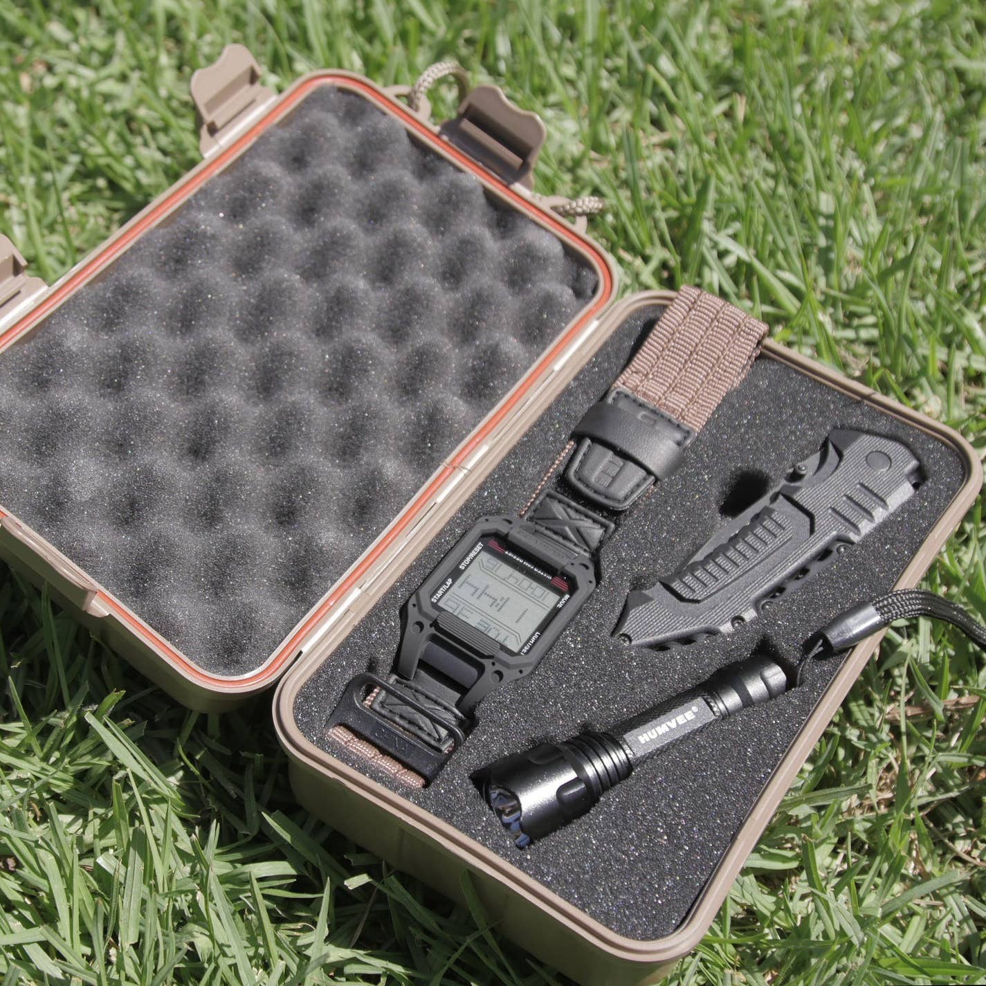 CALIBER GOURMET / CAMPCO – wholesale Pocket knife/holder – HUMVEE Recon Mission Combo Set1