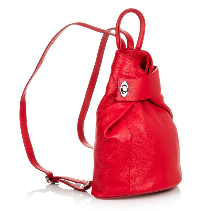 FIRENZE ARTEGIANI - Venta al por mayor Bolso con correa - Mujer - Edvige Bolso mochila Mujer.Piel auténtica Dollaro9