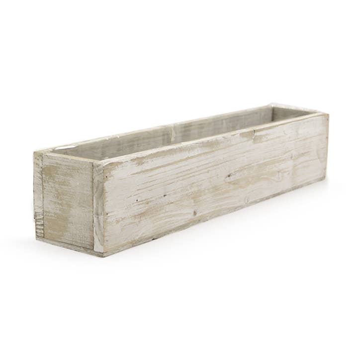 Galore Home – suporte para vasos de plantas por atacado – Plantadores de Madeira Recuperada/Caixa Retângulo 13,5" e 20"5