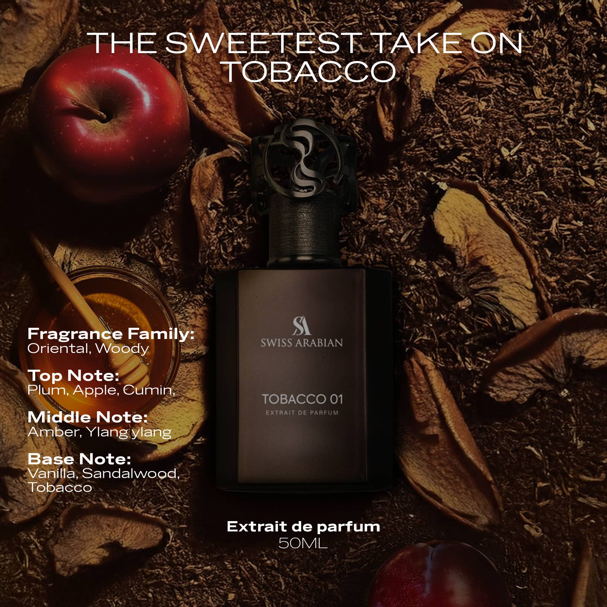 SWISS ARABIAN – Perfume/Eau de Toilette por atacado – Swiss Arabian Tobacco 01 Extrait de Parfum Unissexo 50ml1