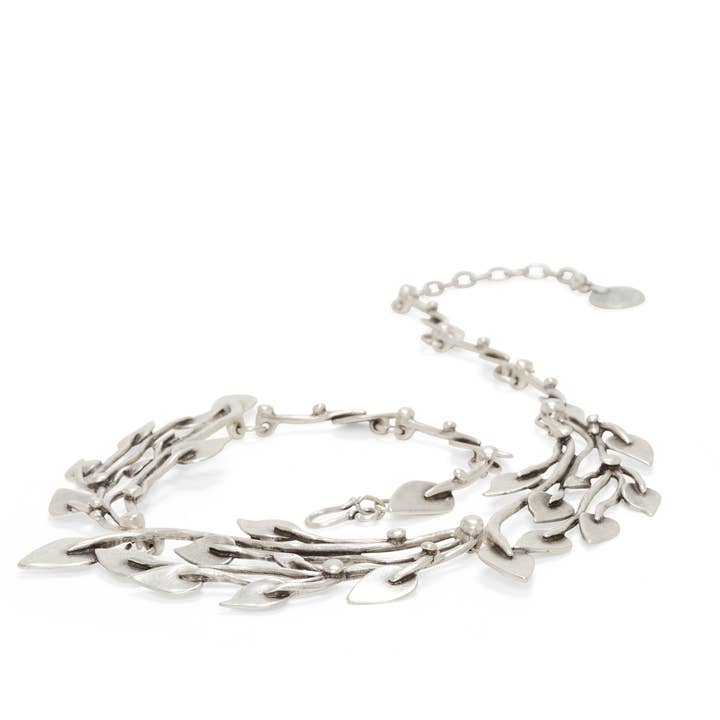 Chanour - Wholesale Link & Chain Necklace - Handmade Pewter Necklace - 043-10433